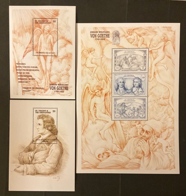 Stamps St Vincent Grenadines Scott #2710-2712 never hinged