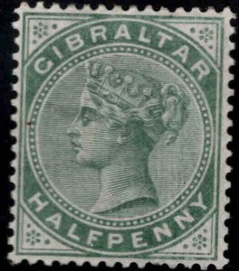 Gibraltar Scott 9, SG 39 MH* 1898 stamp