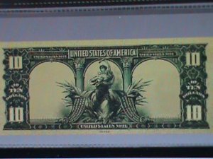 ​UNITED STATES-1901-CAT.185-BUFFALO 24K- GOLD REPLICA $10-VF-EST. $65-LAST ONE