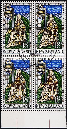 New Zealand. 1969 18c (Block of 4) S.G.896 Fine Used