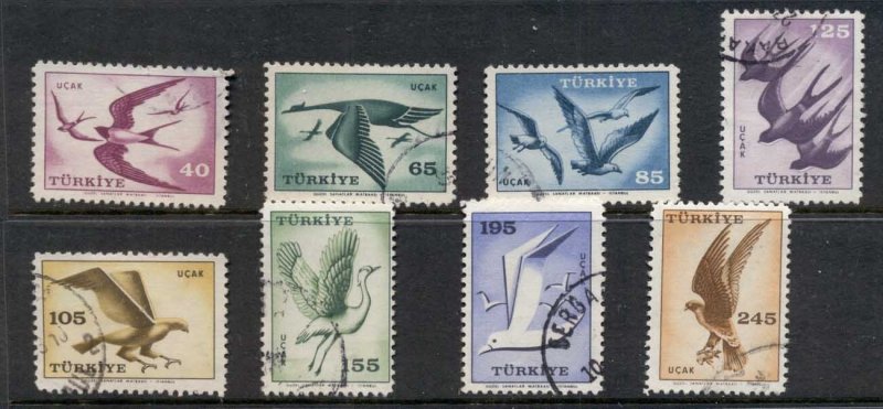 Turkey 1959 Airmail, Birds FU