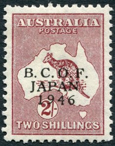 Australia BCOF 1947 2s maroon SGJ6 unused