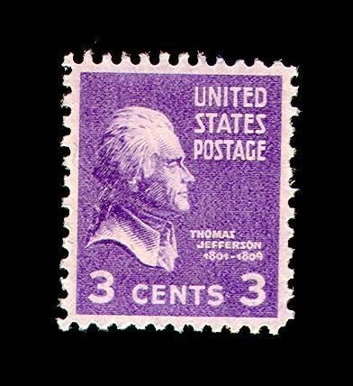 momen: US Stamps #807 Mint OG NH PSE Graded XF-SUP 95