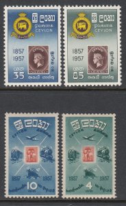 Ceylon 334-337 MNH VF