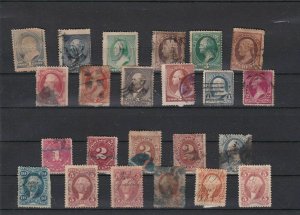 United States Old Stamps FAULTS as shown Ref 28596