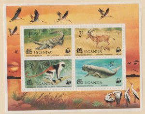 Uganda Scott #180a Stamps - Mint NH Souvenir Sheet