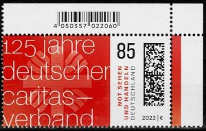 Germany 2022,Sc.#3328 MNH, Michel#3726, 125 years German Caritas Association