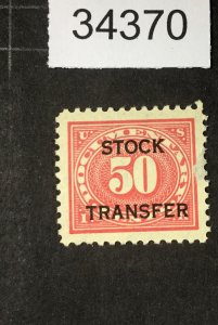 MOMEN: US STAMPS #RD9 MINT OG NH LOT #34370