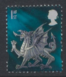 Wales  GB  1st Dragon   SG W84  Used    SC#  14  see details