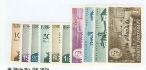 Turkey #951-6/978-81  Single (Complete Set)