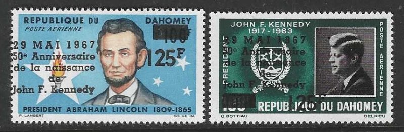 Dahomey C55-C56  MNH Complete set  Sc $5.50