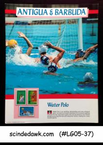 ANTIGUA & BARBUDA - 1988 OLYMPIC GAMES WATER POLO - PANEL MNH