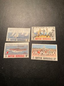 Stamps British Honduras Scott #308-11 never hinged