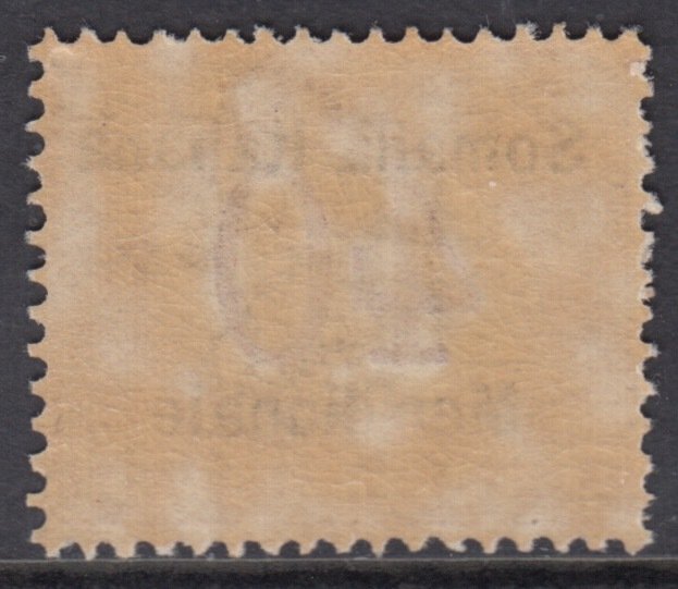 Italy Somalia Tax n 5 cv 2100$ SUPER CENTERED MNH**