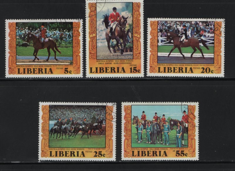 Liberia 784-787, c216 U 1977