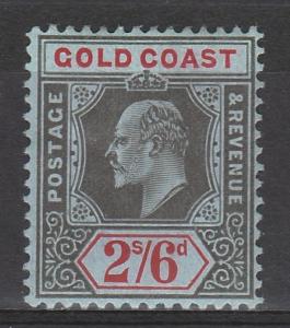 GOLD COAST 1907 KEVII 2/6 