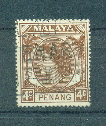 Malaya - Penang sc# 31 used cat value $.25