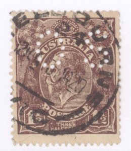 Australia, Scott #OB24a, Used