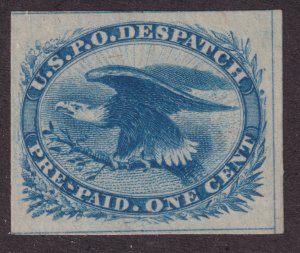 Sc# LO2 U.S. 1851 Eagle U.S.P.O. Dispatch Pre Paid 1¢ MNG CV $50.00