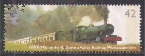 GB 2004 QE2 42p Classic Locomotives GWR Manor Class SG 2420 ex FDC ( M292 )