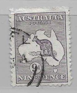 Australia 9 9d roo single Used