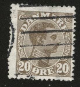 DENMARK  Scott 104 used 