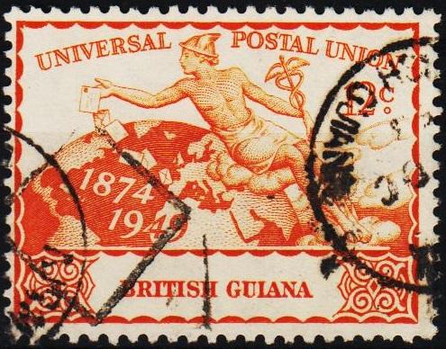 British Guiana.1949 12c S.G.326 Fine Used