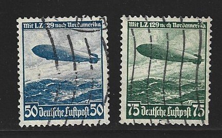 Germany Sc # C57-58 used