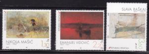 Croatia 1997 Croation Modern Art VF/NH