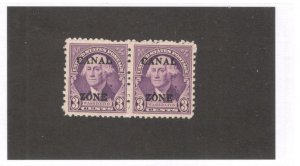 CANAL ZONE SCOTT# 115 PAIR MNH