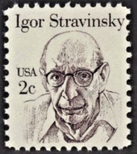 US 1845 MNH VF 2 Cent Igor Stravinsky Composer Overall Tagging