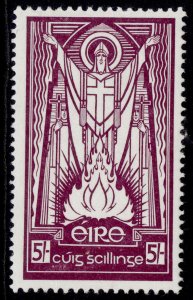 IRELAND GVI SG124cb, 5s purple, VLH MINT. Cat £100. LINE FLAW