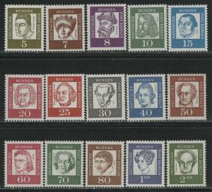 Germany Berlin Scott # 9N176 - 9N190, mint nh, cpl set
