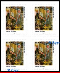 2939A BRAZIL 2011 VANISHED PAINTINGS FROM C. PORTINARI, MARCEL GONTRAU BLOCK MNH