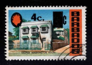 Barbados Scott 391 used CTO favor canceled surcharged stamp