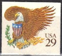 #2595, Single. \Eagle/Shield- (brown)\  MNH. .29 cent