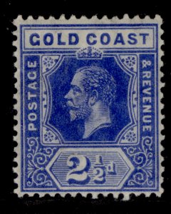 GOLD COAST GV SG76, 2½d bright blue, LH MINT. Cat £15.