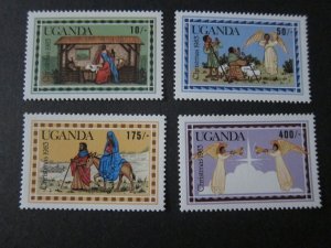 Uganda 1983 Sc 395-8 Christmas Religion set MNH