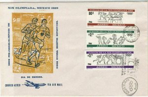 mexico 1966 atm stamps cover ref 19287