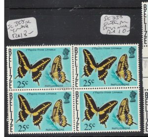 Belize SC 355 Buterflies Block of 4 MNH (6hdn)