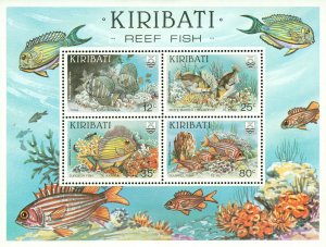 RK13-0006 KIRIBATI 455a MH SS SCV $5.50 BIN $3.00 MARINE LIFE