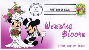 24-111, 2024, Wedding Blooms, First Day Cover, Standard Postmark, Flowers, Micke