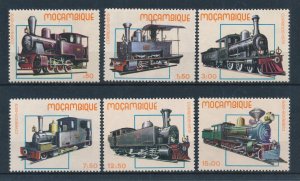 [113618] Mozambique 1979 Railway trains Eisenbahn Locomotives  MNH