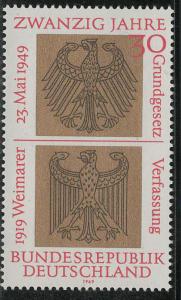 Germany Bund Scott # 998, mint nh