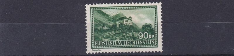 LEICHTENSTEIN  1933 - 35  SG 138  90R GREEN   MH  