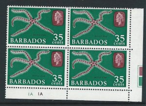 Barbados Plate Block mnh sc 277