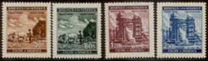 Bohemia & Moravia 1941 SC# 56-59 MNH  L59