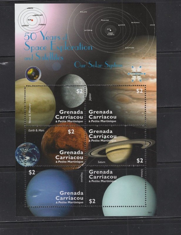 Grenada-Grenadines #2707  (2008 Space Exploration sheet of 6) VFMNH CV $9.00