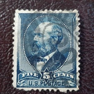 US Scott #216; used from 1888; off paper