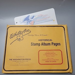 White Ace Album Pages United States Commemorative 1998 - 2002